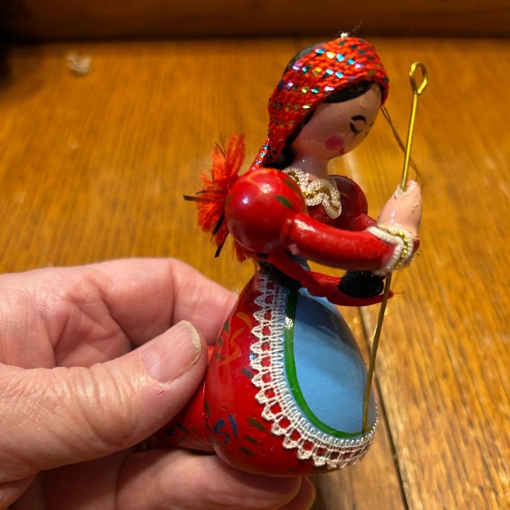1981 Sears and Roebucks Wooden Christmas Ornament